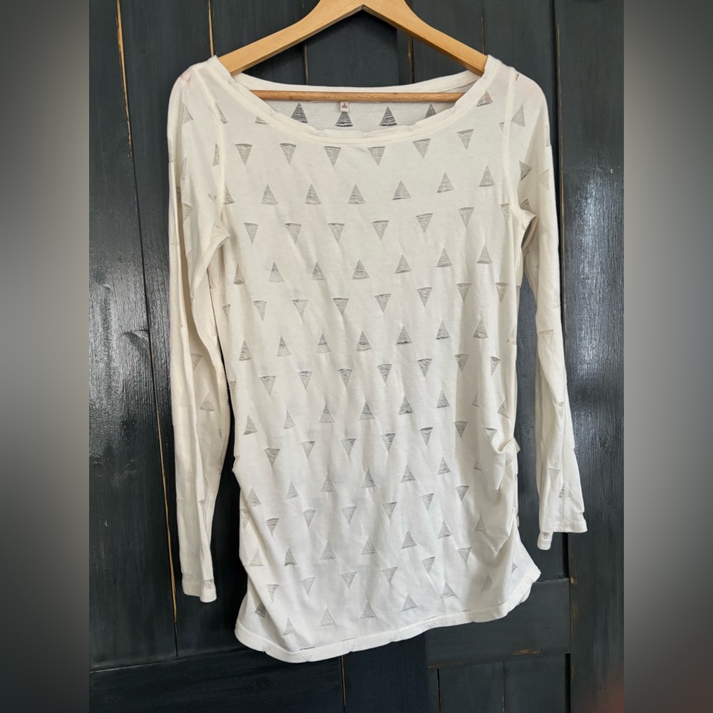Rachel RACHEL ROY Semi Sheer Long sleeved T Sz M